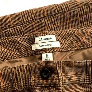 L.L. Bean Flannel Lined Dress Pants